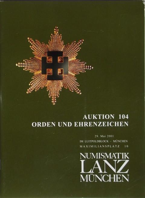 Lanz 104.  Orden und Ehrenzeichen,  29 May, 2001.