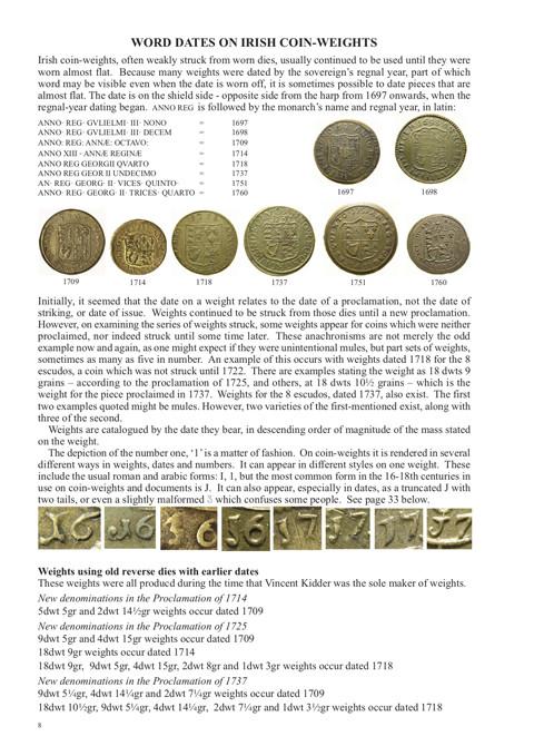 The Coin-Weights of Ireland