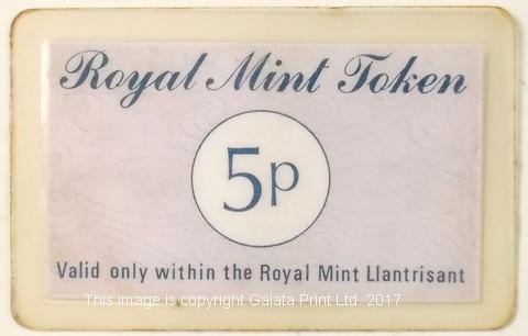 Royal Mint Token 5p