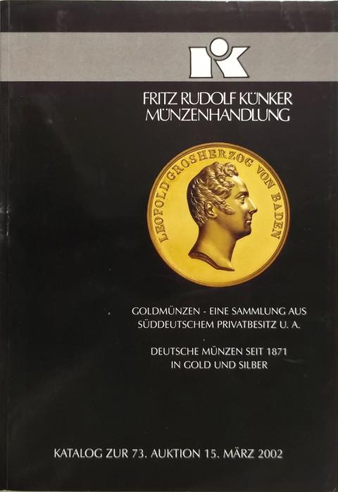 Kuenker Auktion 73. 15 March 2002.