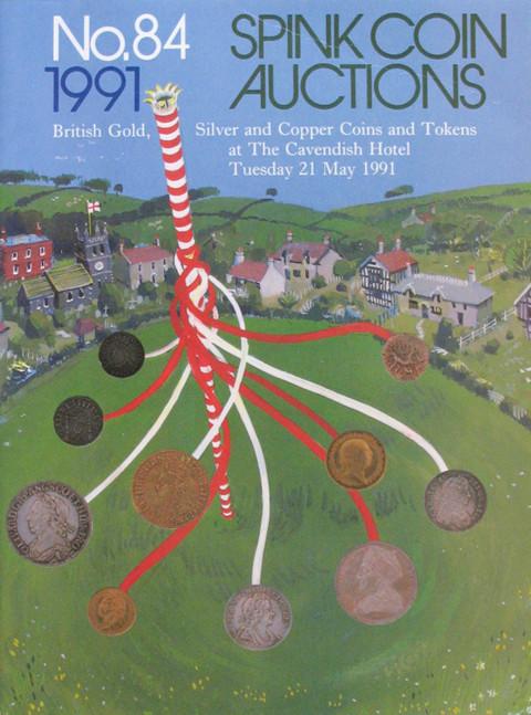 Spink 84.  British gold, silver and copper; British and Irish tokens.