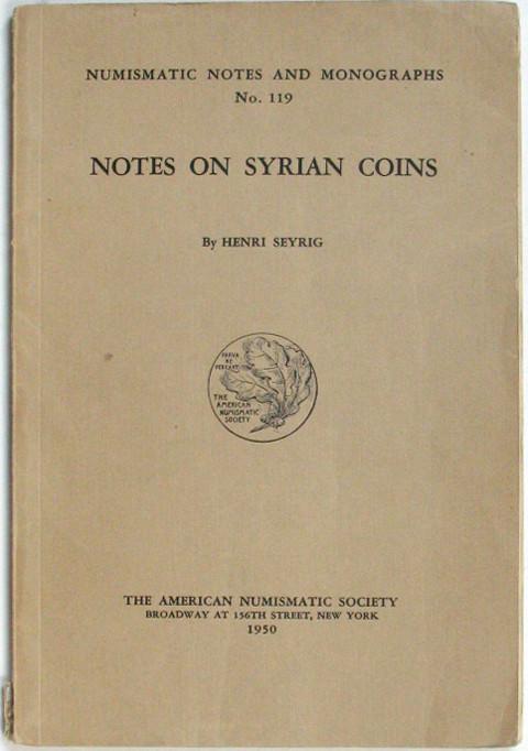 Notes on Syrian Coins