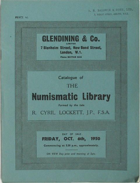 Lockett. The Numismatic Library.