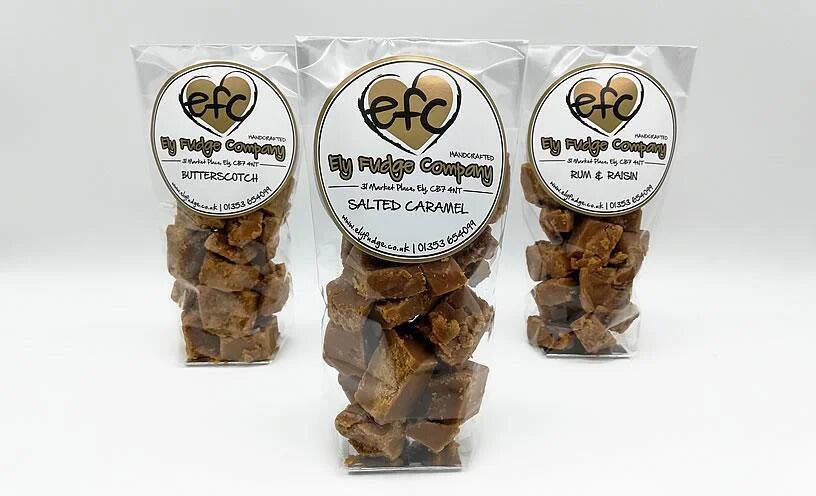Fudge in Cellophane Packets
