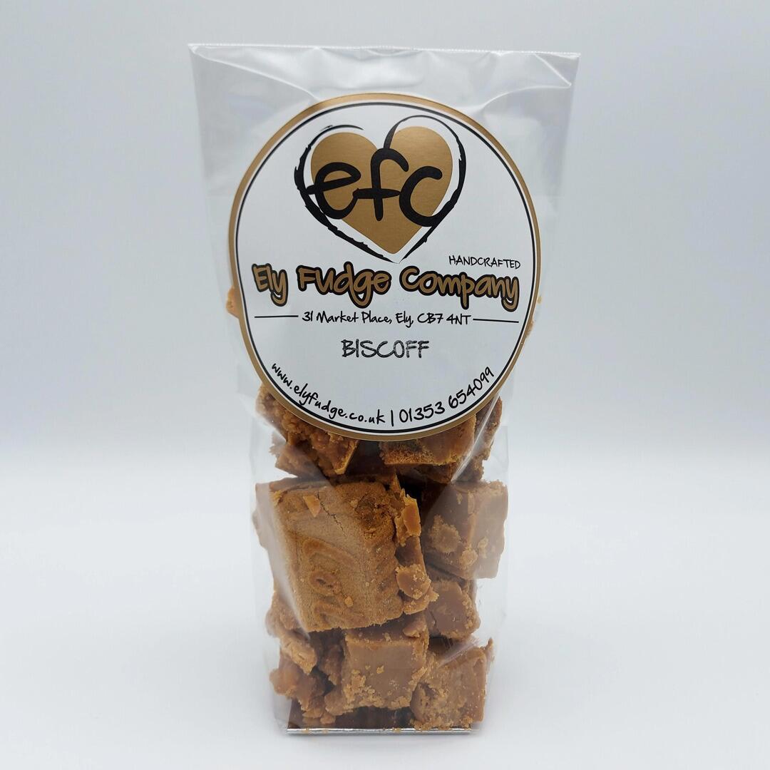 Biscoff Fudge Cellophane Packet
