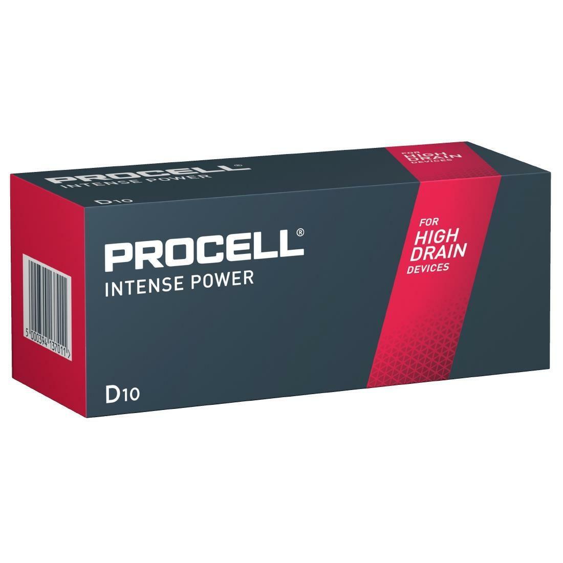 FS724 - INTENSE-D-BOX10 - Duracell Procell Intense D Battery (Pack of ...