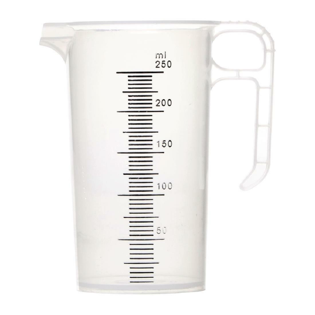 Royal Industries Polycarbonate Liquid Measuring Cup, 1 cup, graduated in  cups/ml