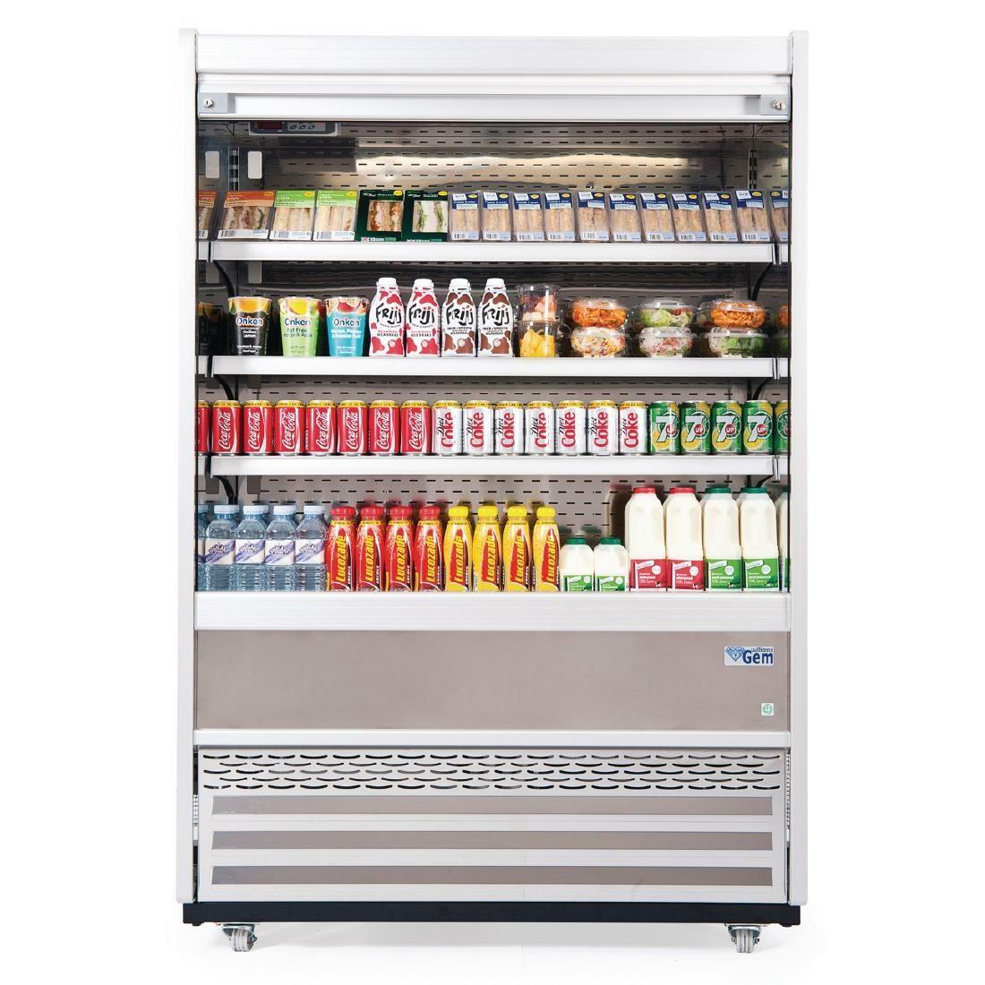 DP478 - R150-WCS - Williams Slimline Gem Multideck White with Security ...