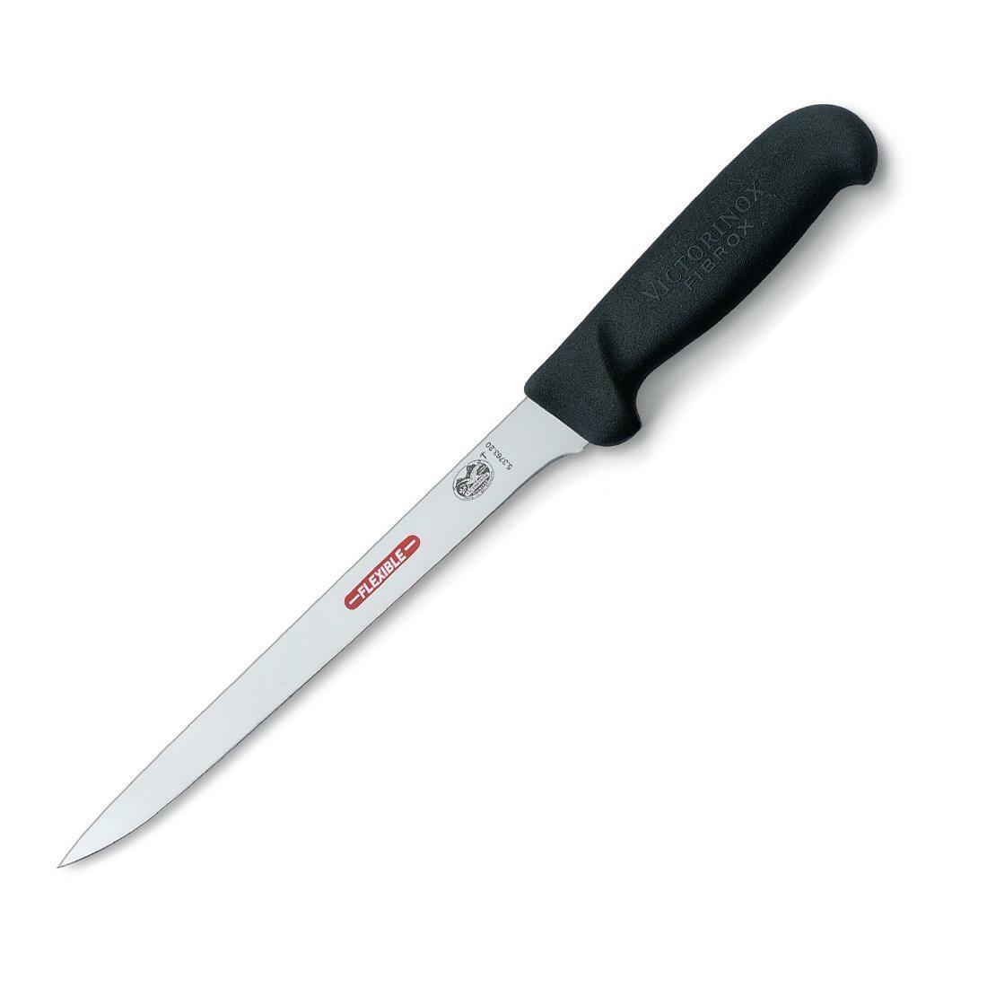 CW456 - 5376320 - Victorinox Fibrox Filleting Knife Narrow Flexible ...