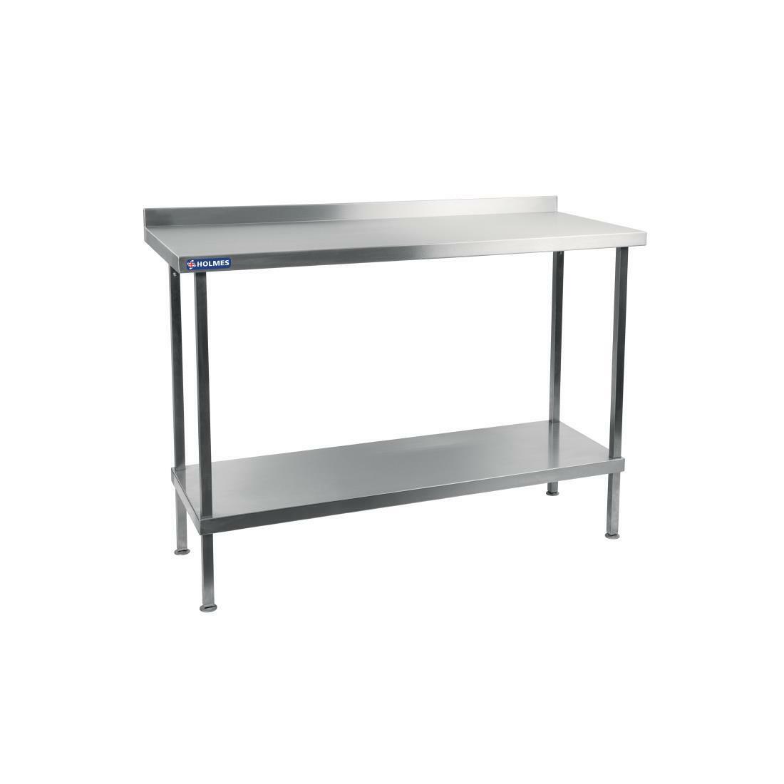 DR020 - NWB06060SU - Holmes Stainless Steel Wall Table with Upstand ...