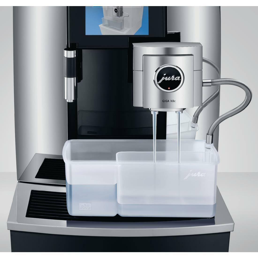 DT497 Jura Giga X8c Mains Fill Bean to Cup Coffee Machine Chrome DT497