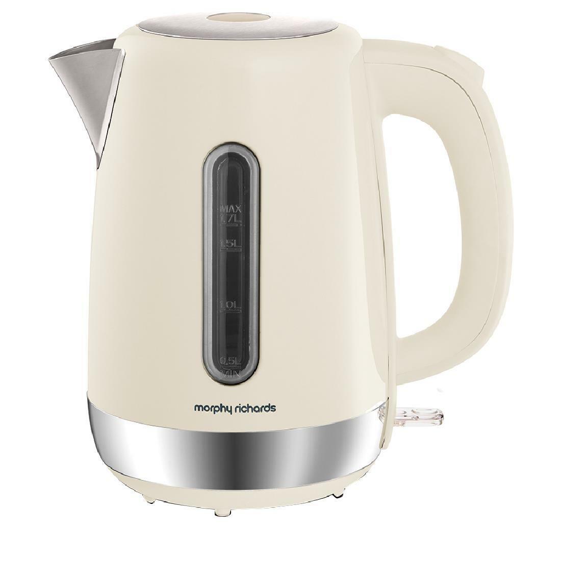 FS447 Morphy Richards Equip Kettle 3kW Cream FS447