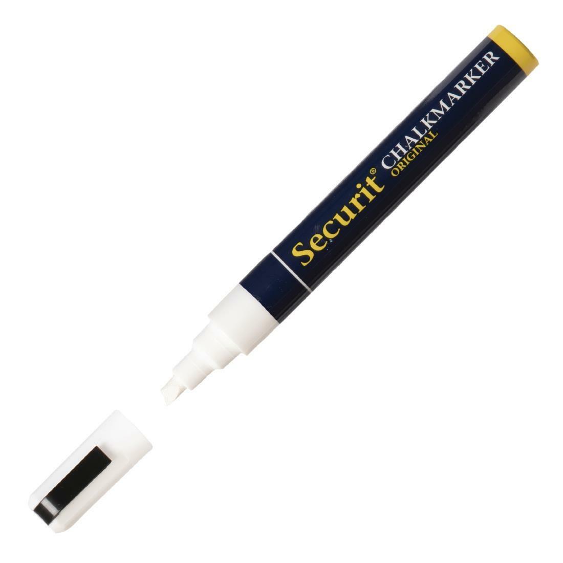 Securit SMA510-WT 6mm Original Liquid Chalkmarker White