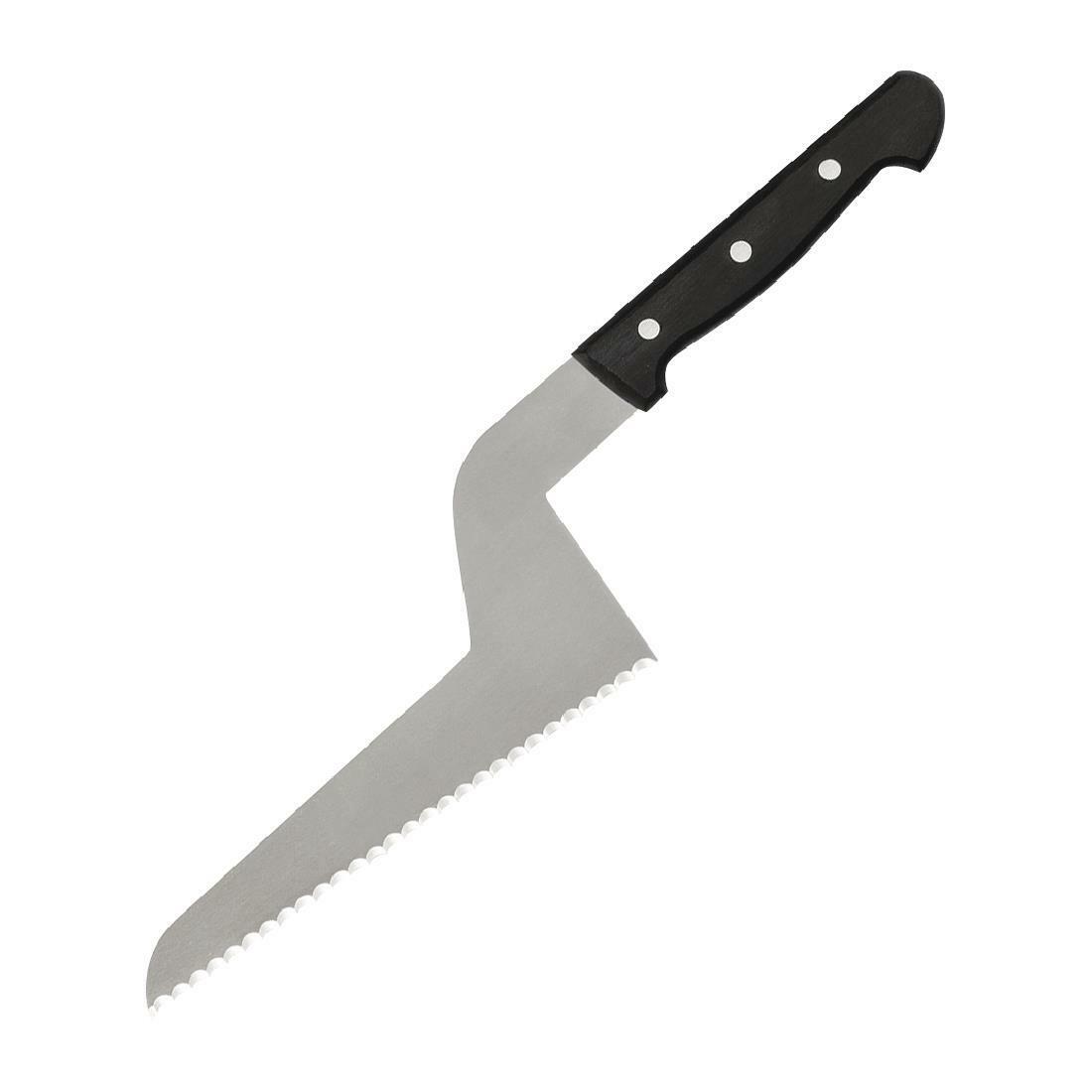 GT035 Schneider Angled Wave Edge Cake Knife 22cm GT035