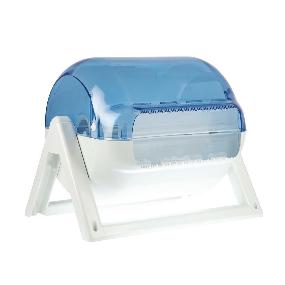 GD303 DIS023 Jantex Plastic Blue Roll Dispenser GD303