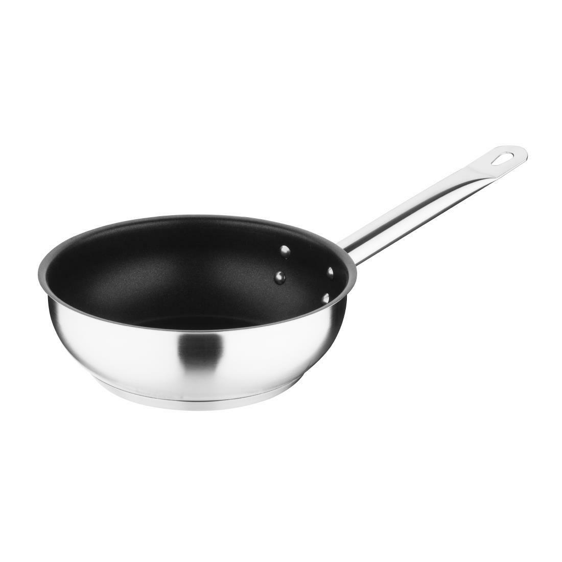 Vogue Carbon Steel Omelette Pan 250mm - K379 - Buy Online at Nisbets