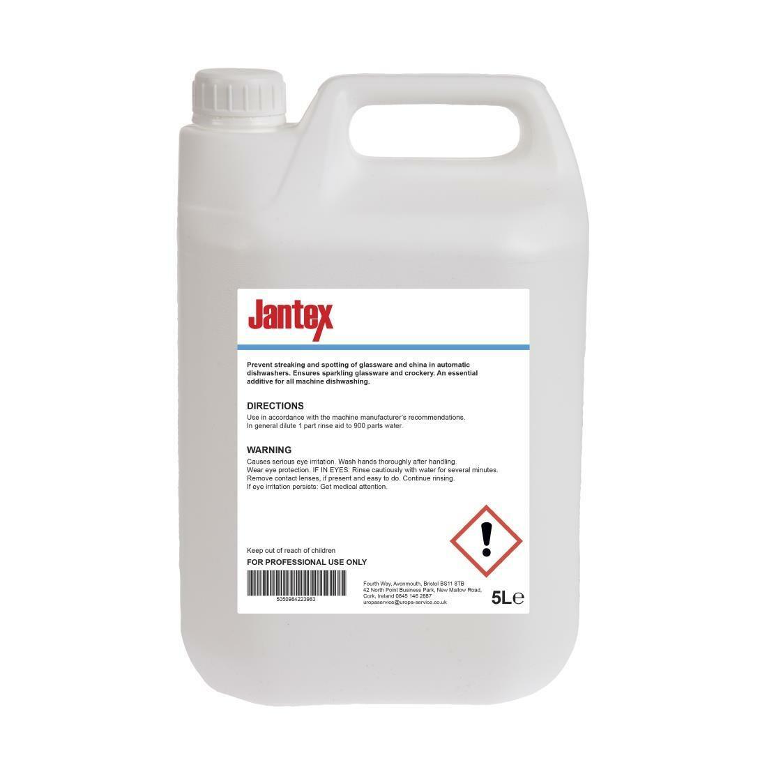 CF977 C0145LX1JANTEX Jantex Dishwasher Rinse Aid Concentrate 5Ltr