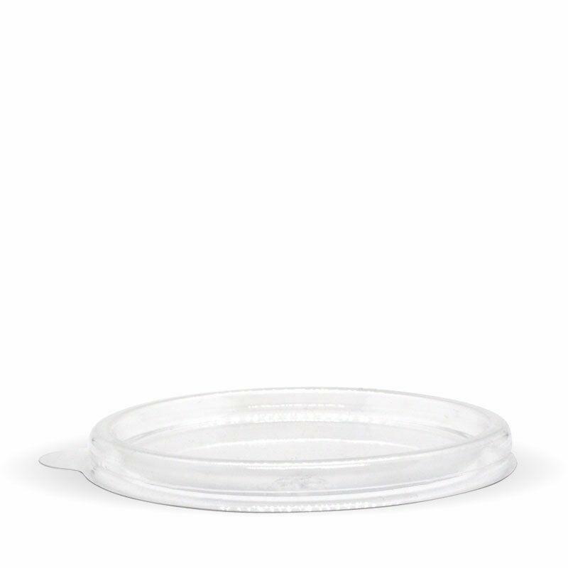 B-SCL-60-UK - BioPak PET Lids To Fit 60ml BioCane Sauce BioCups (Case ...