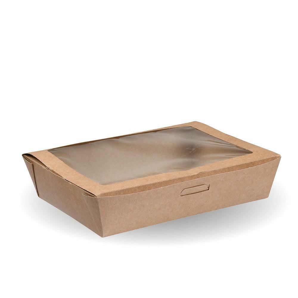 Vegware - 32oz large window salad box, Salad Boxes