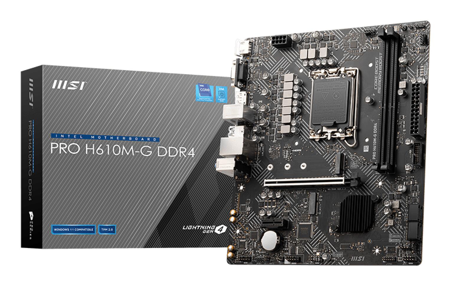 MSI - PRO H610M-G DDR4