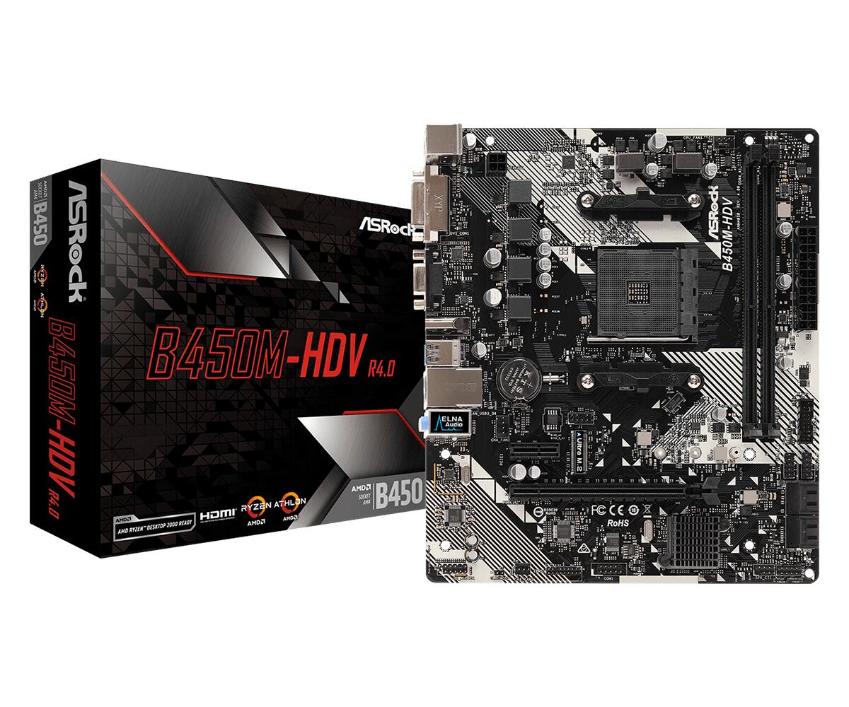 Asrock - B450M-HDV R4.0