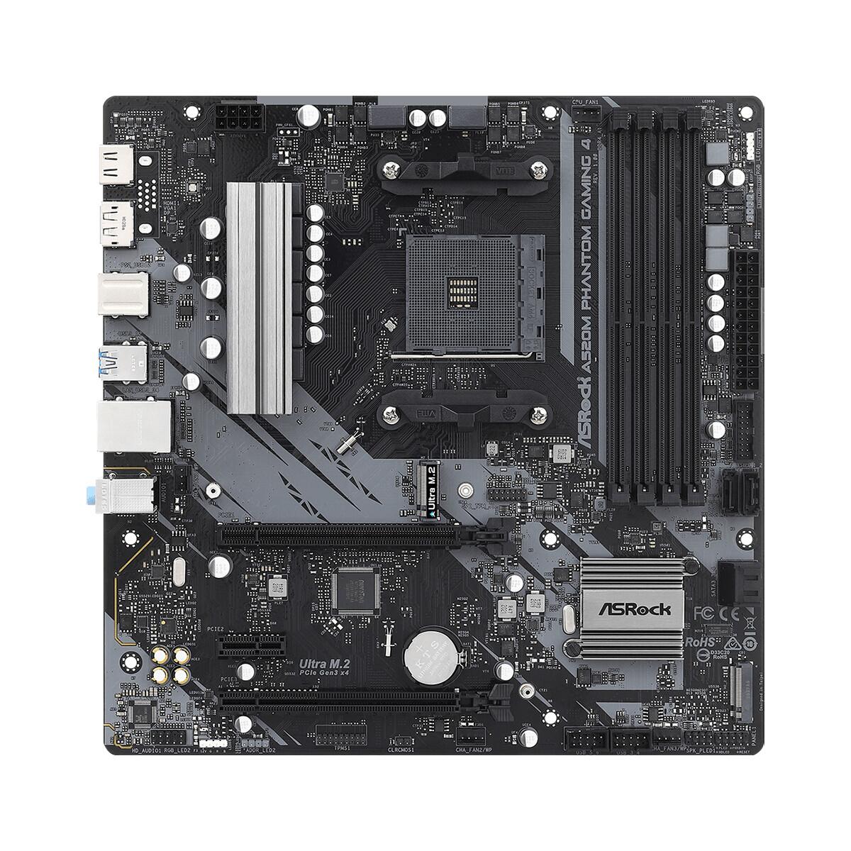Asrock - A520M PHANTOM GAMING 4