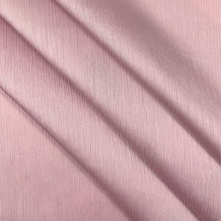 dusty pink crinkle satin hijab