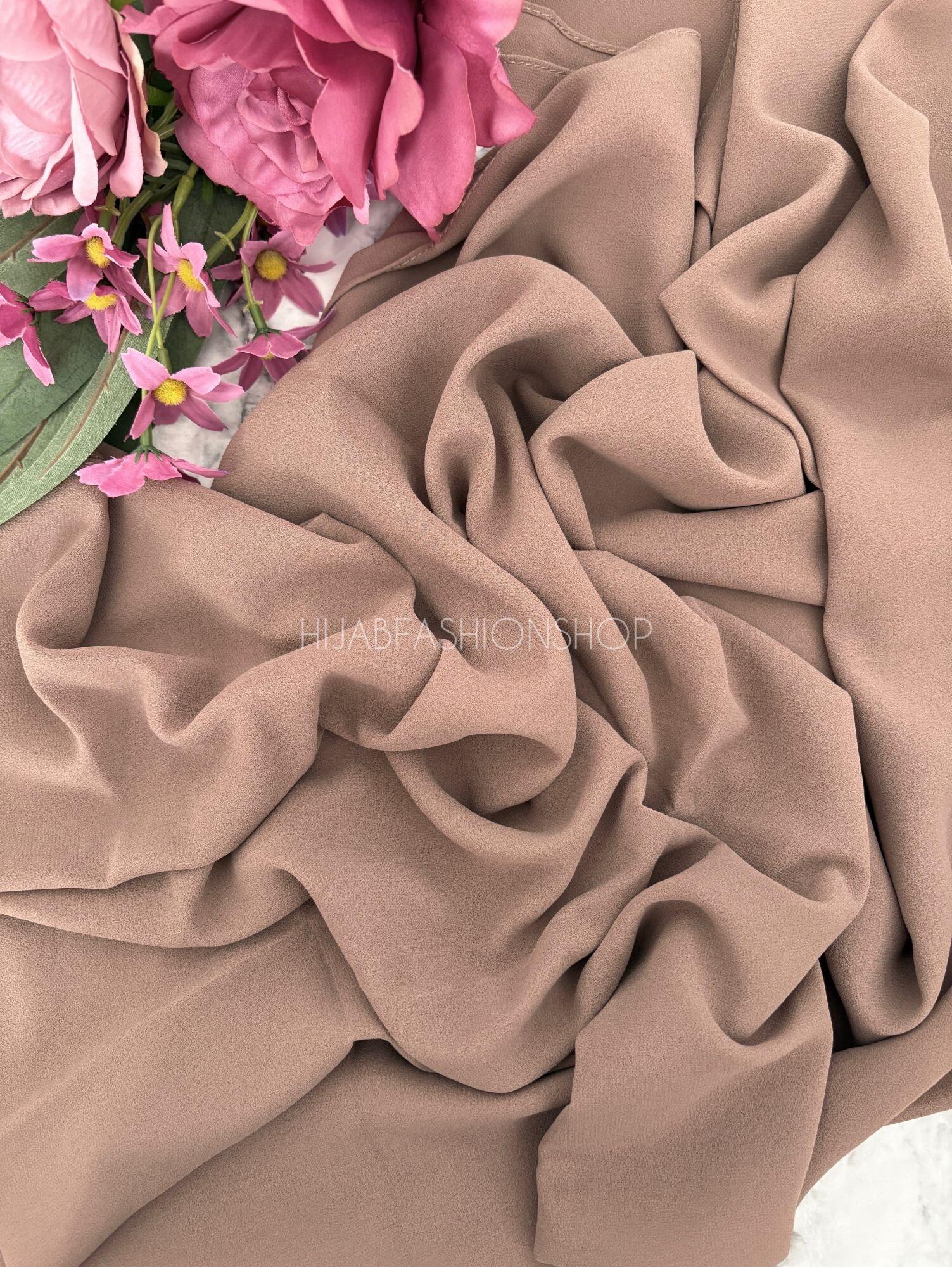 cappuccino crepe chiffon hijab