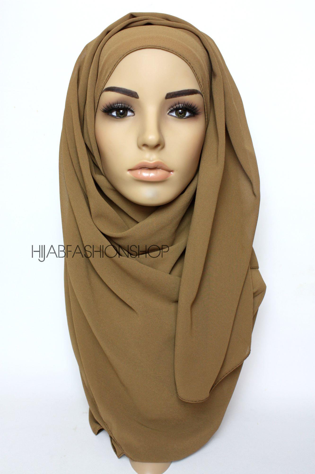toffee crepe chiffon hijab