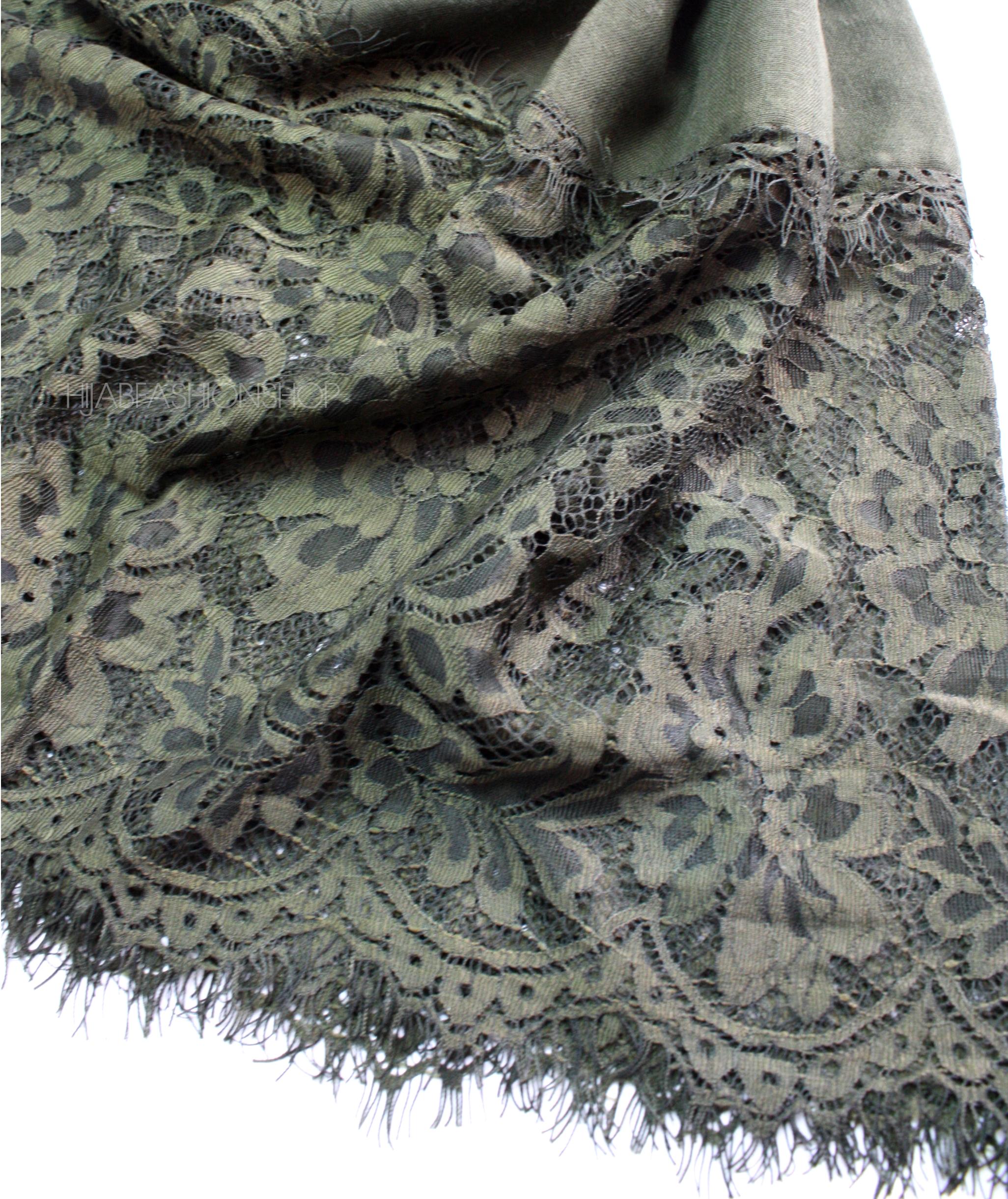 forest lace hijab