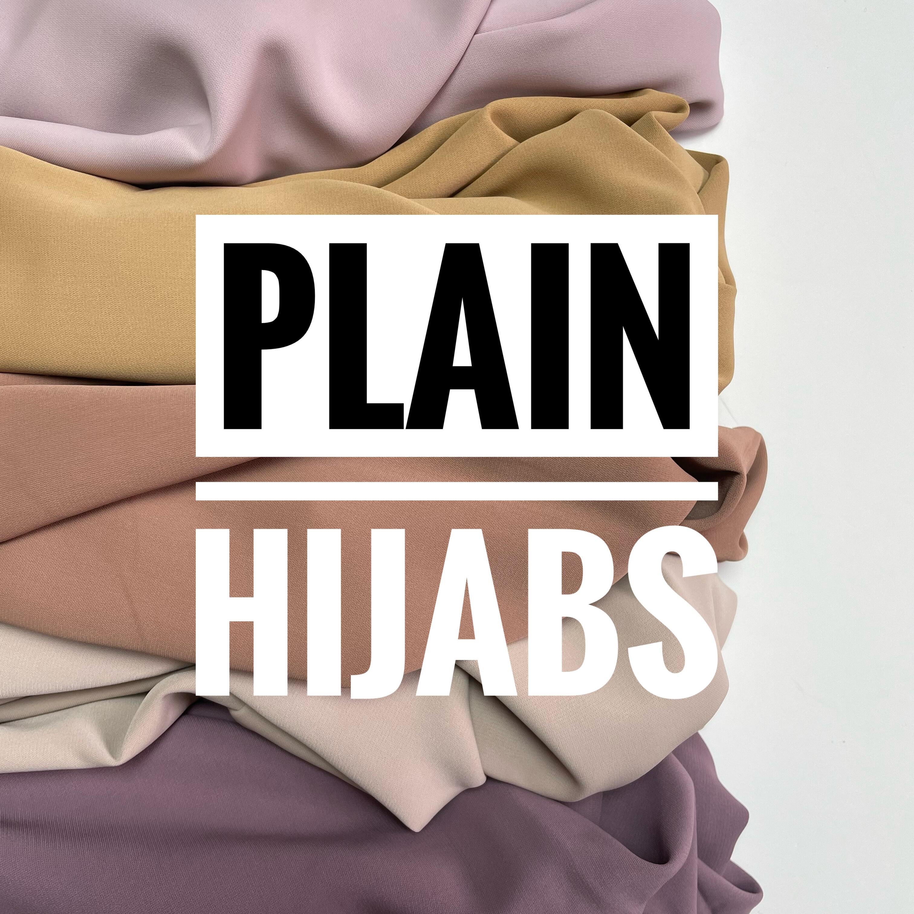 Plain Hijabs