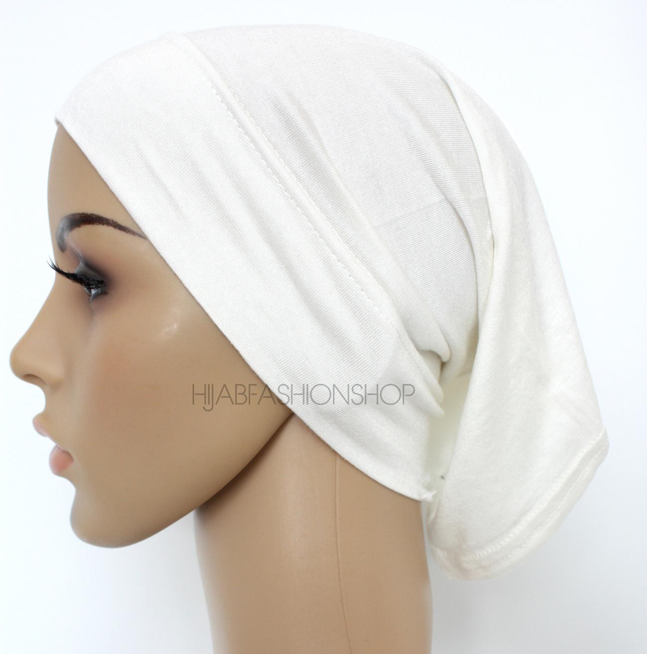 ivory tube hijab cap