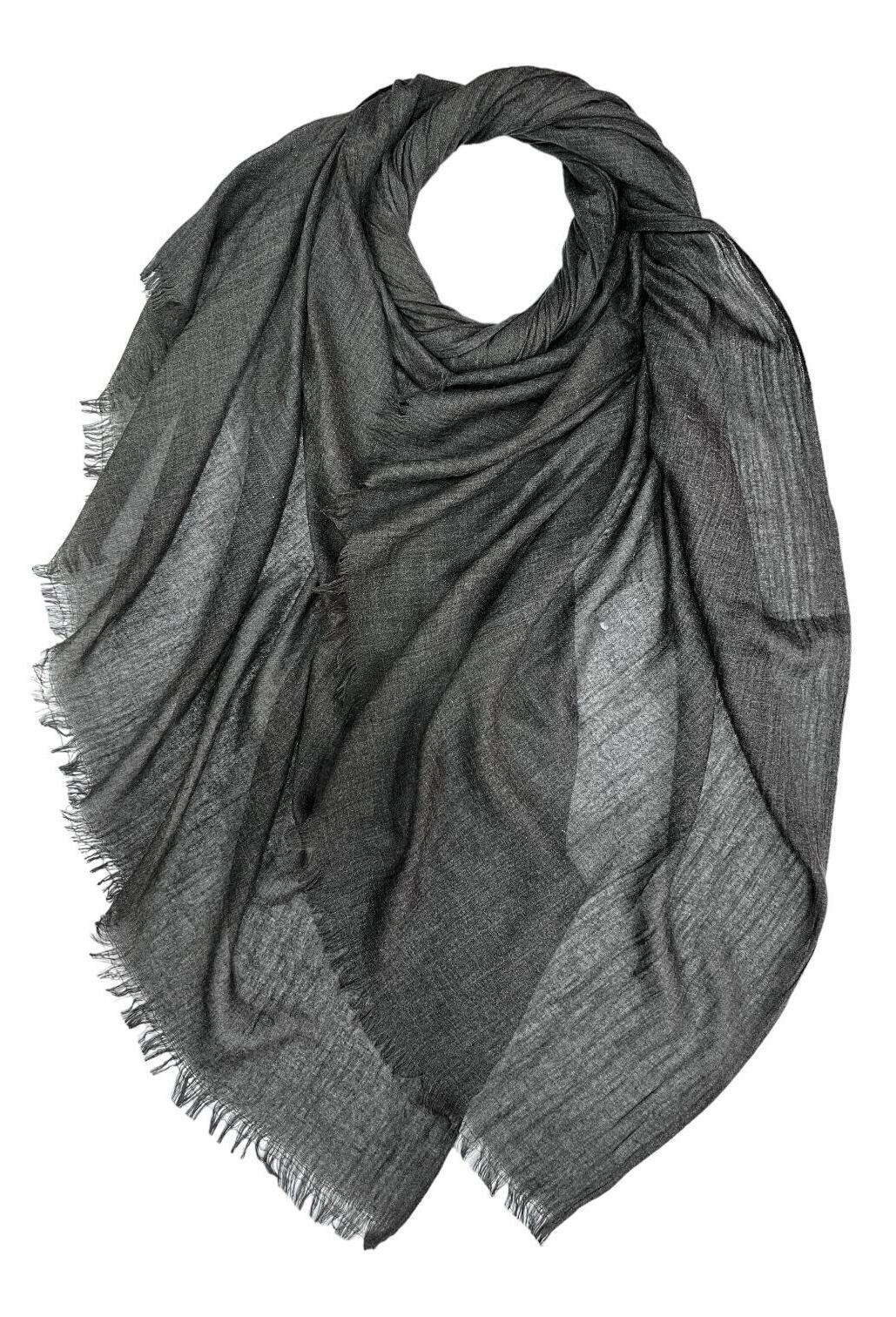 charcoal cotton blend maxi hijab