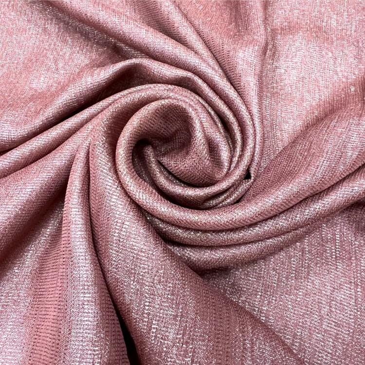 shimmer lurex rouge pink hijab