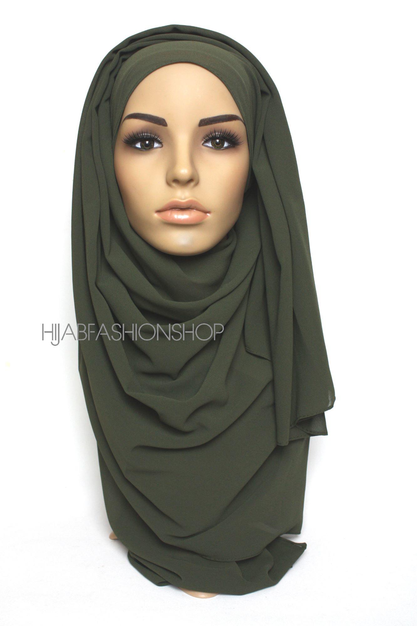 forest crepe chiffon hijab
