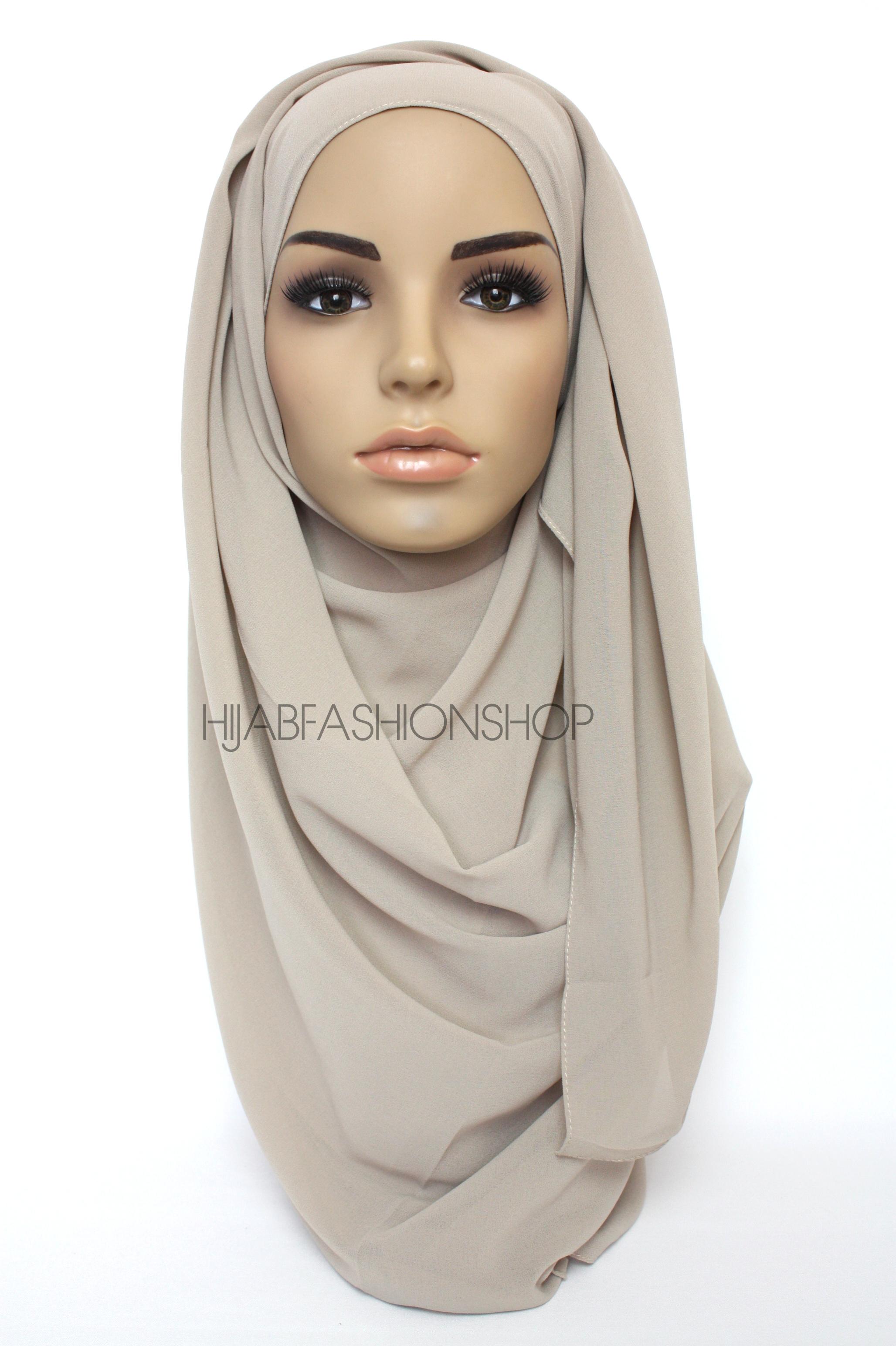 stone premium crepe chiffon hijab