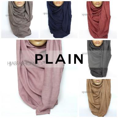 plain hijabs