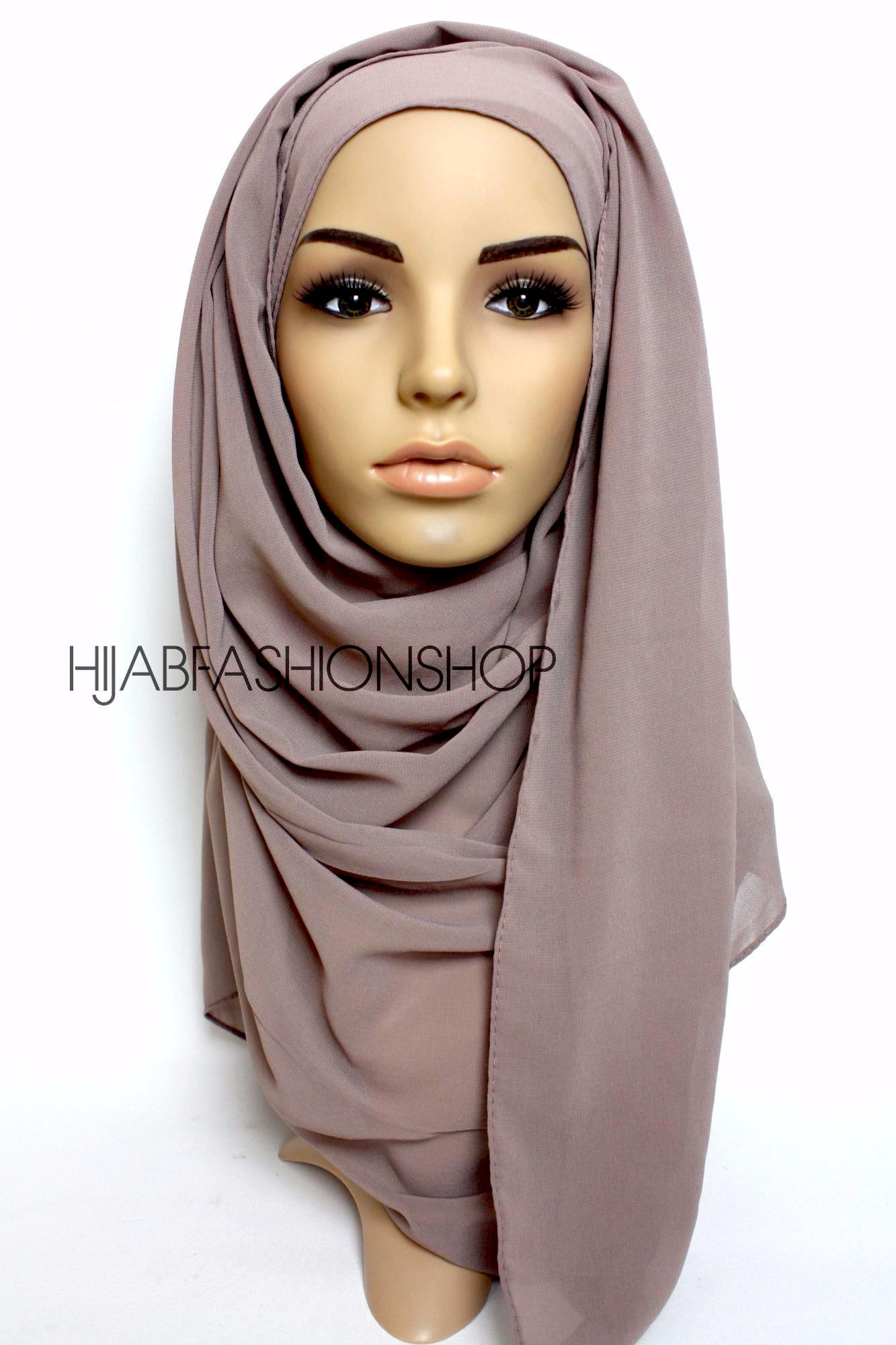 mink crepe chiffon hijab