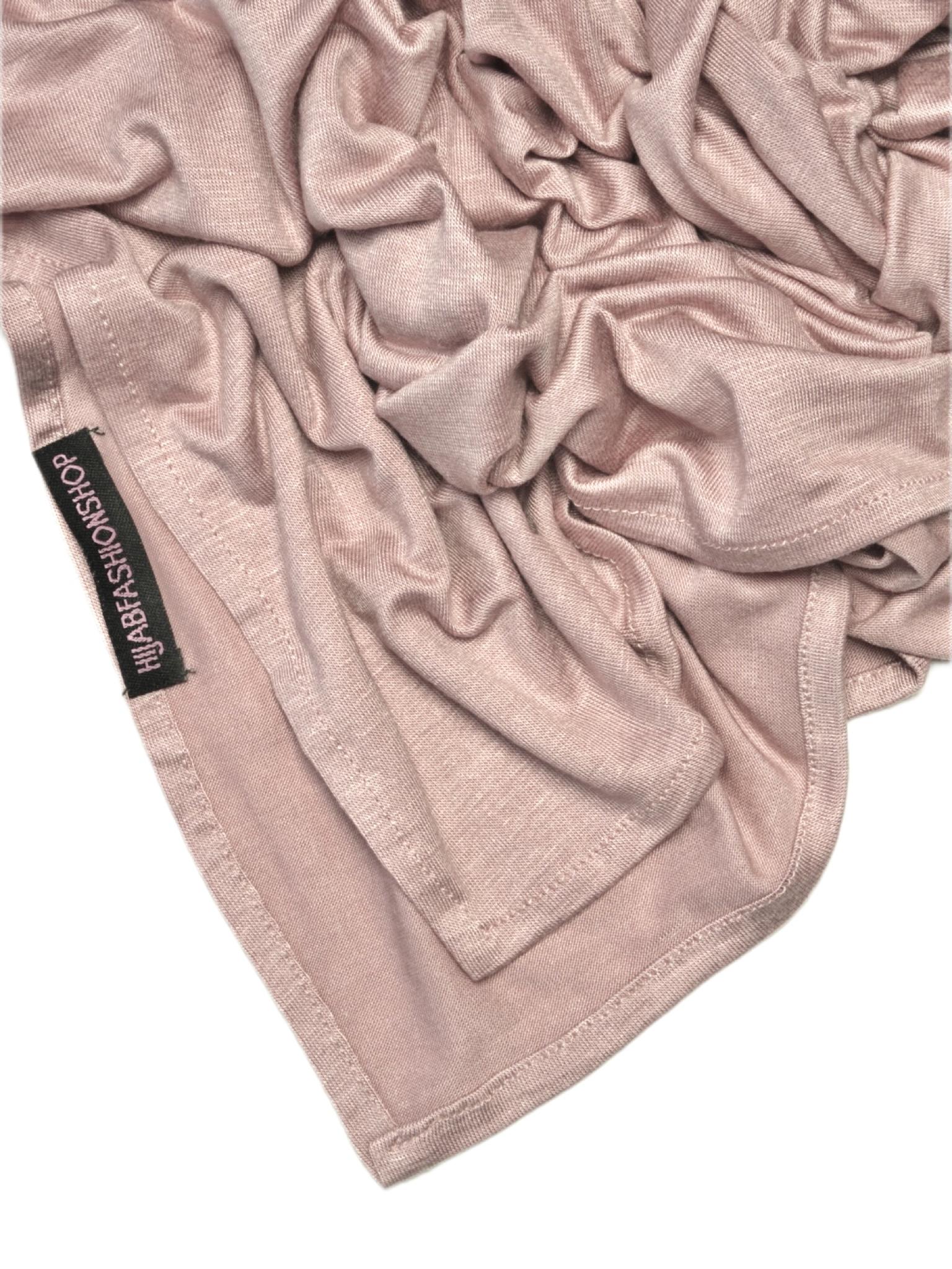 Dusty pink premium jersey hijab