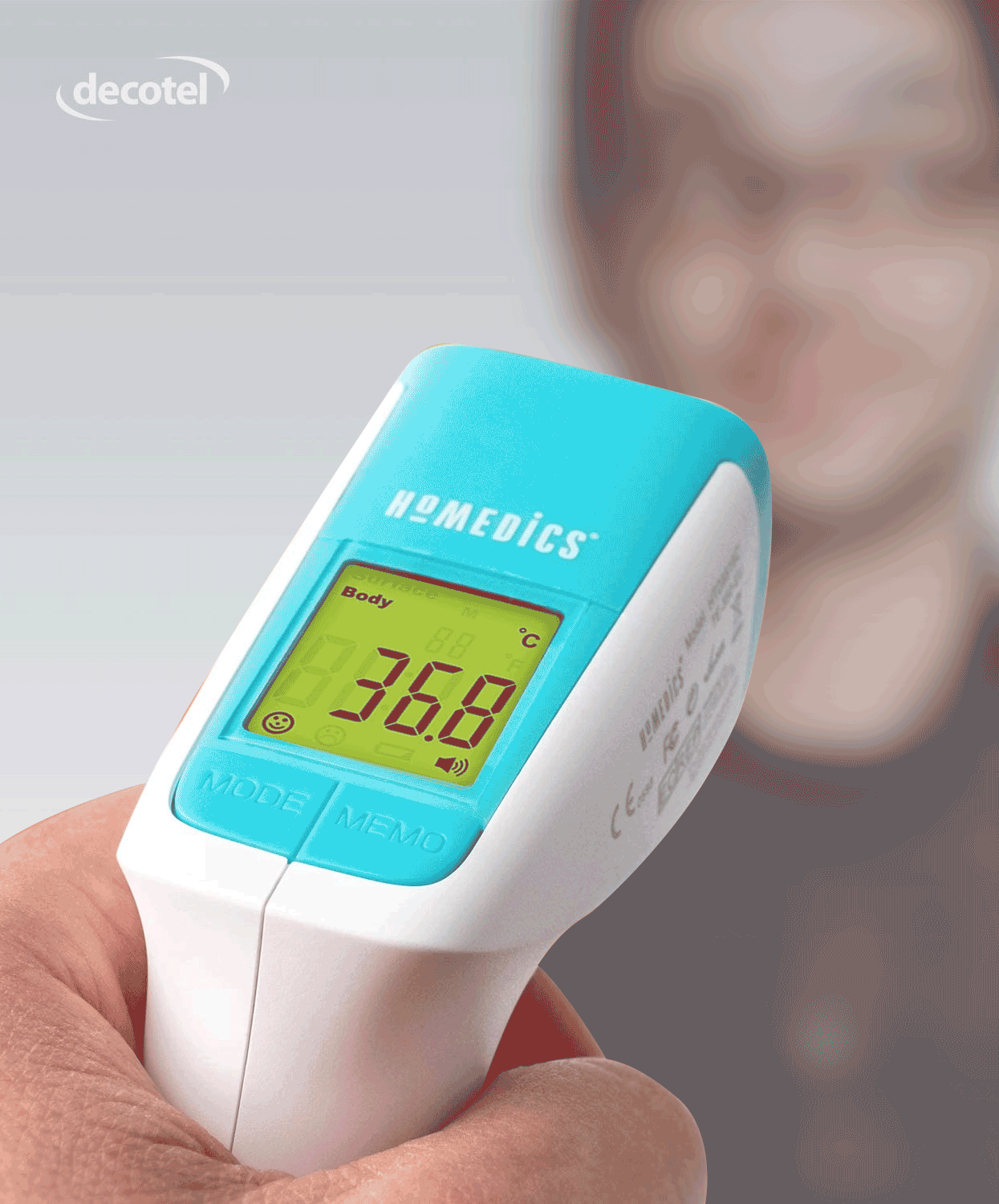 Infrared handheld thermometer