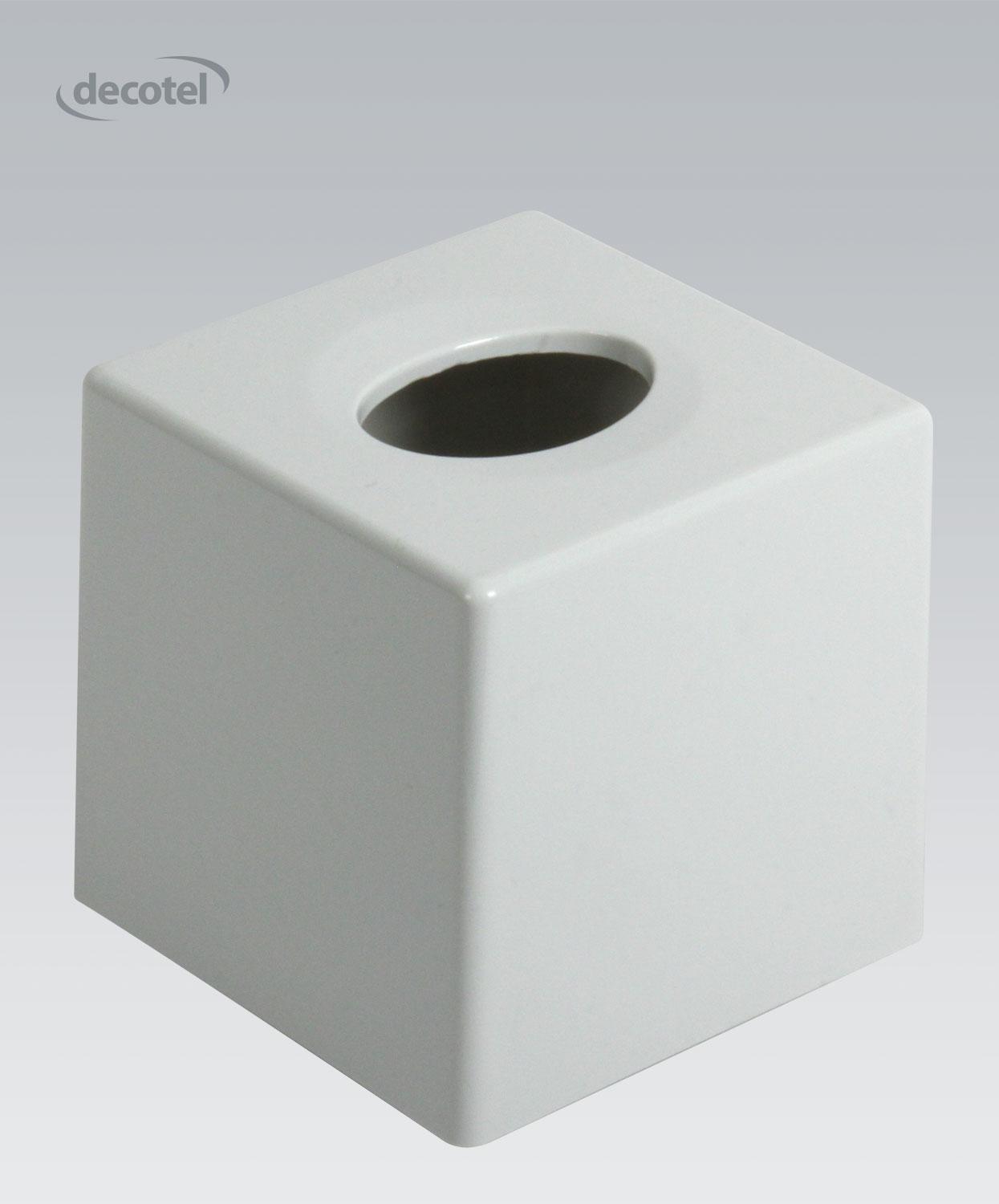 Cube Tissue Dispenser Gloss White