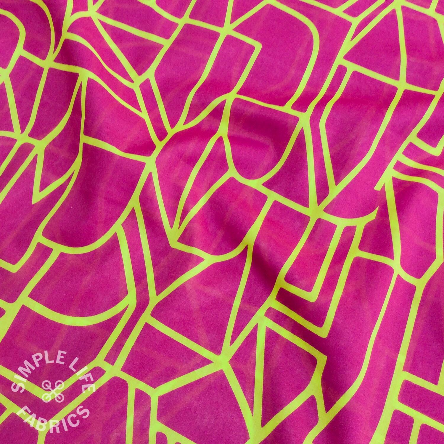 cotton lawn pink nerida hansen fabric