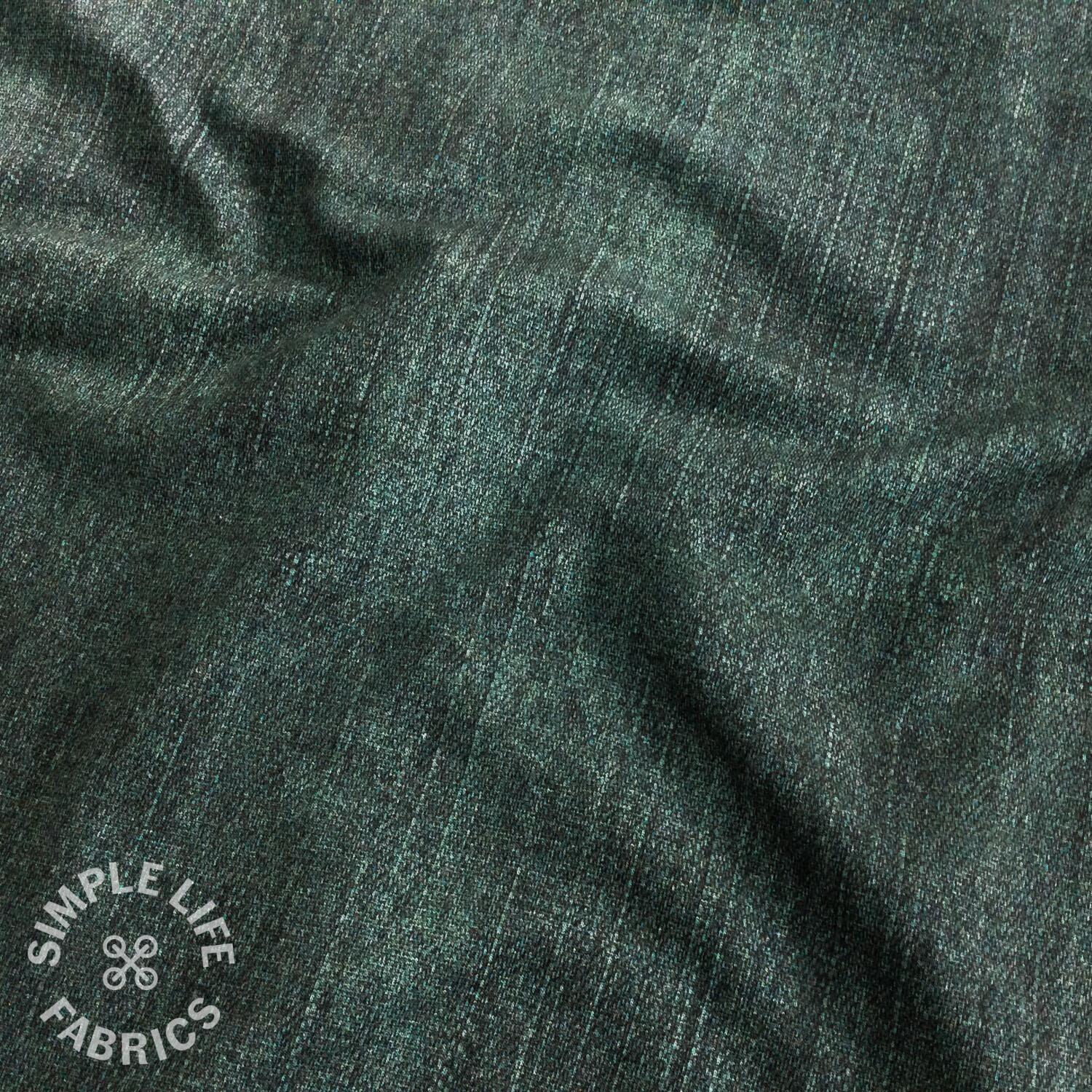 Denim look French Terry fabric