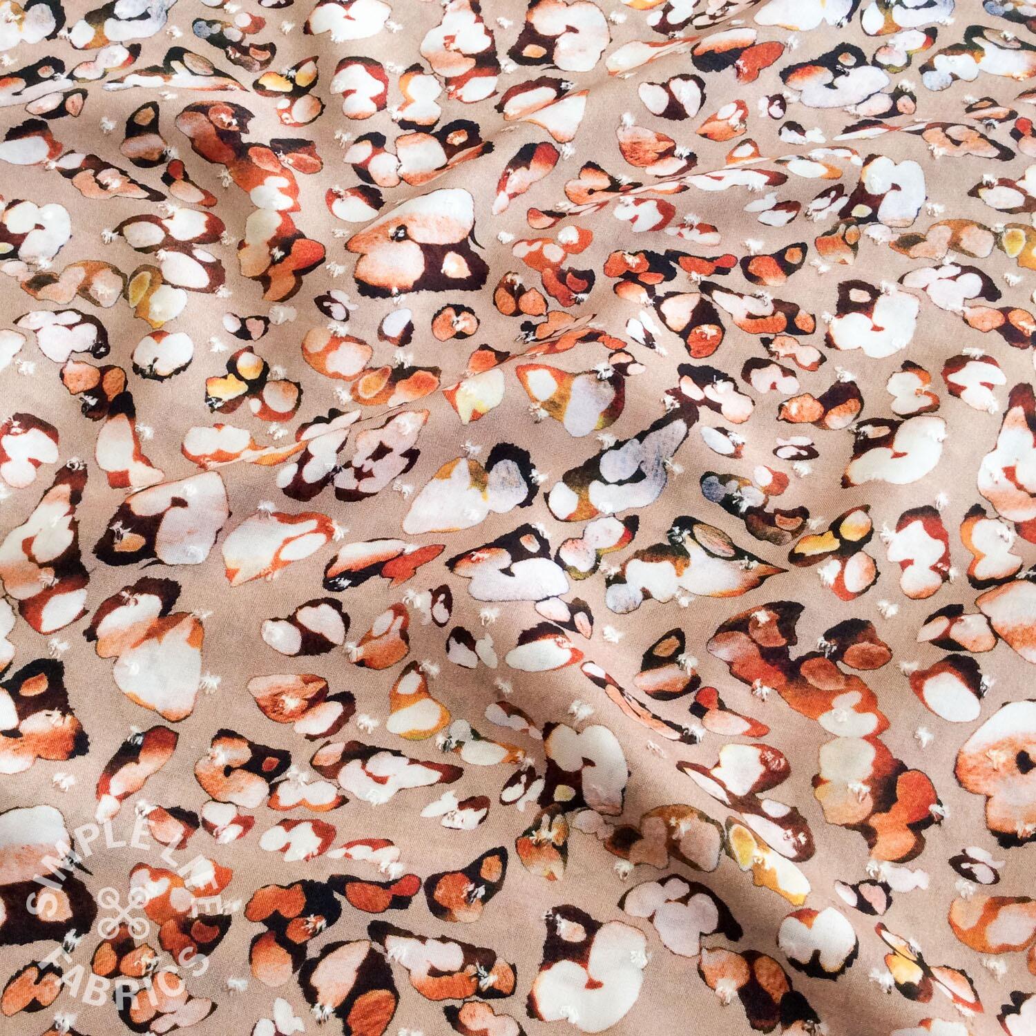 dobby animal print fabric