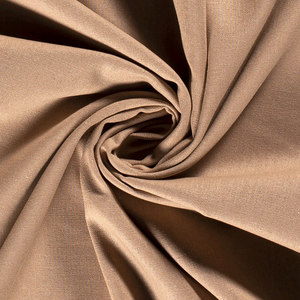 Camel sand beige linen viscose mix dress fabric