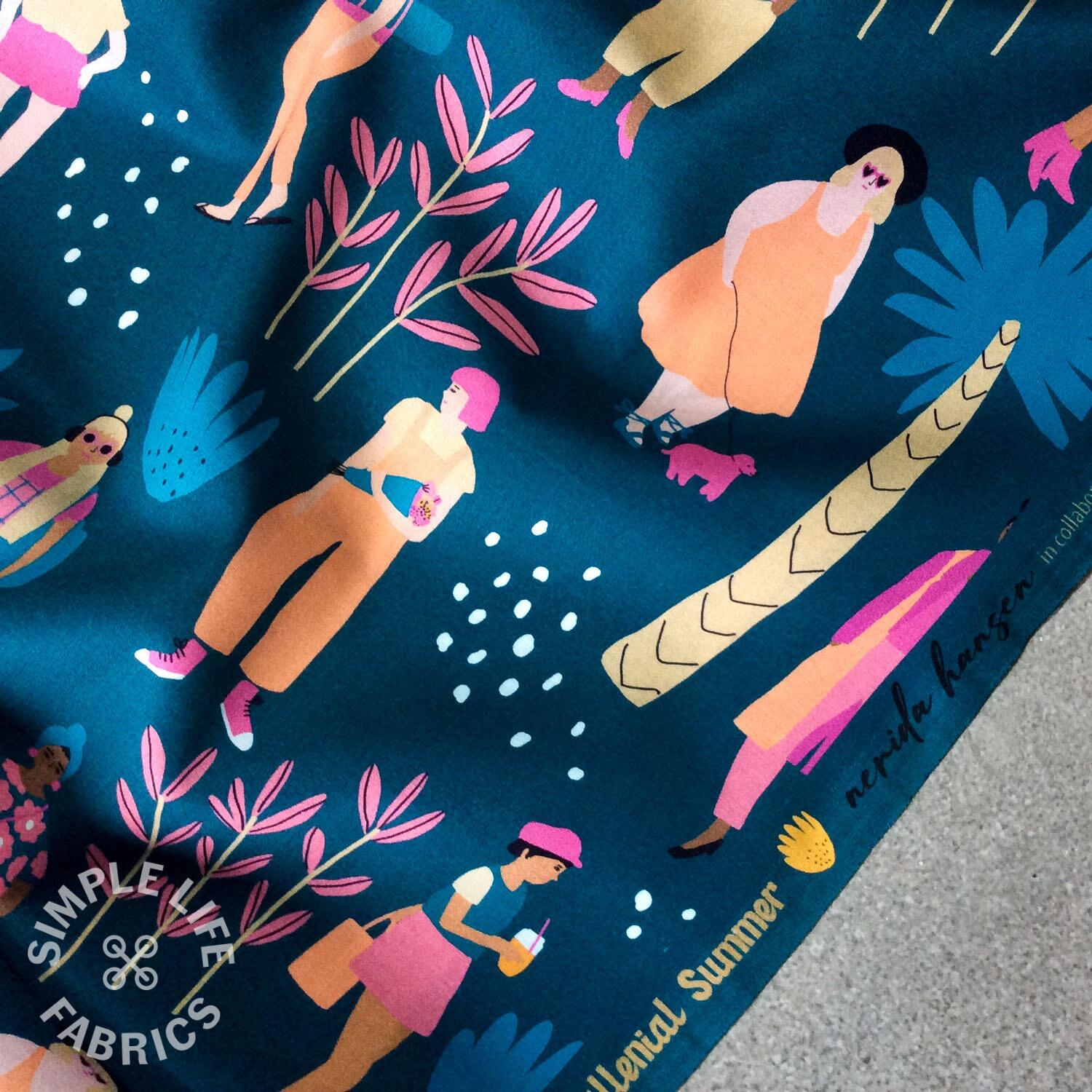 Nerida Hansen voile Millenial Summer fabric