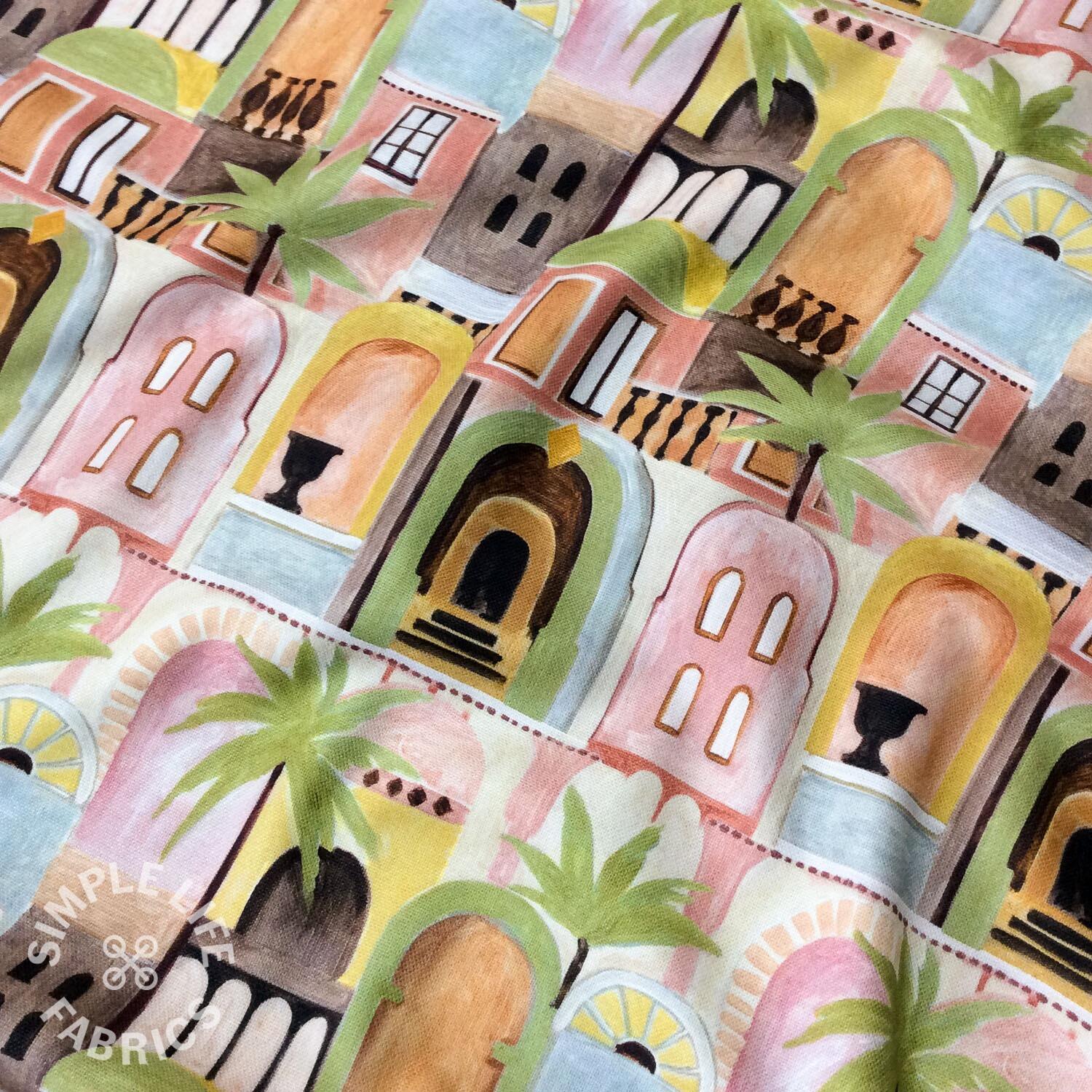 Old Town tropical cotton canvas fabric
