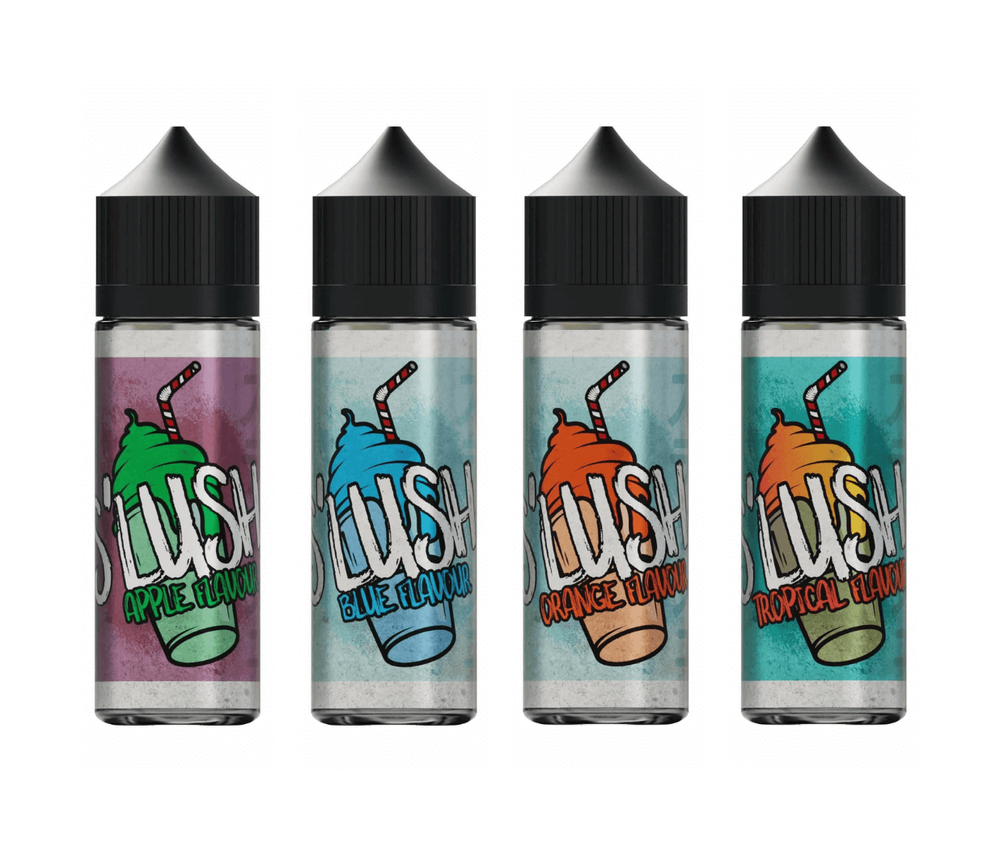 S'Lush 50ml E liquid Shortfill Blackcurrant, Bubblegum, Energy, Tropical