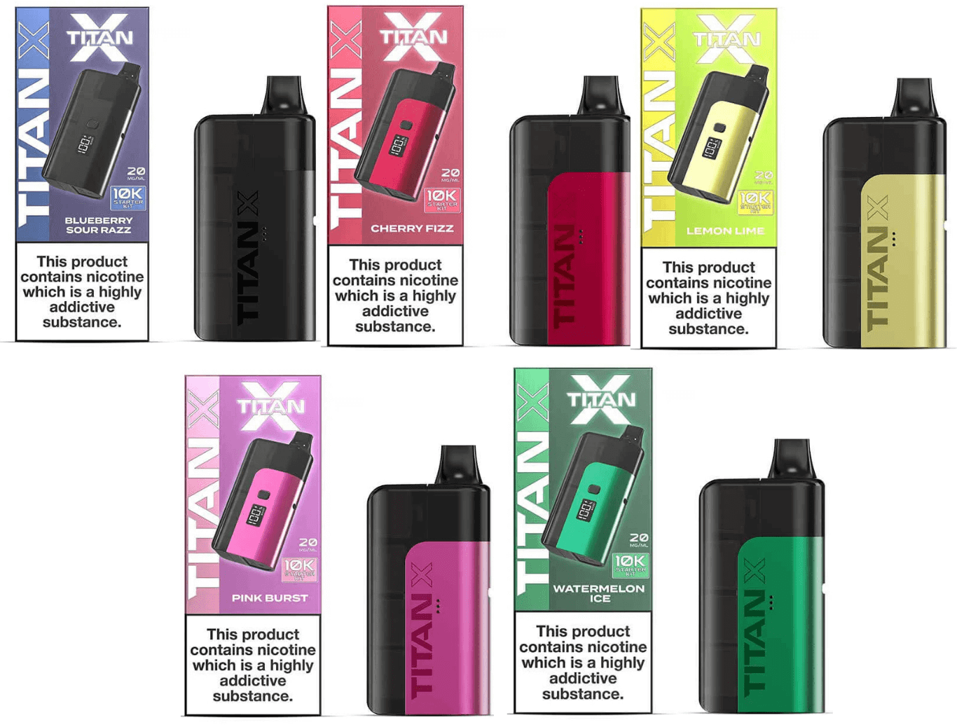 Titan X Prefilled Vape Kit- 10.50