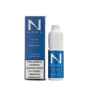 NicNic 18mg Nicotine Shot - 70/30